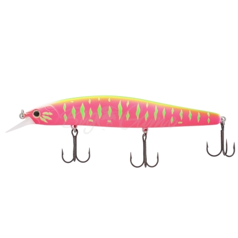 Воблер DAIWA Steez Minnow 125SP-SR цв. Pink Mat Tiger фото 2