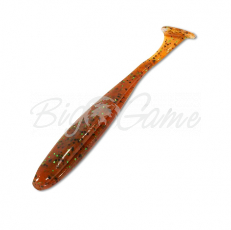 Виброхвост KEITECH Easy Shiner 5" (5 шт.) цв. PAL #01 Chartreuse Red Flake фото 1