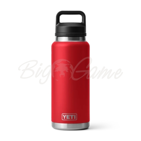 Термос YETI Rambler Bottle Chug Cap 1065 цвет Rescue Red фото 1