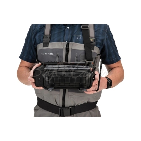 Сумка рыболовная SIMMS Open Water Tactical Waist Pack 3,5 цвет Black фото 7