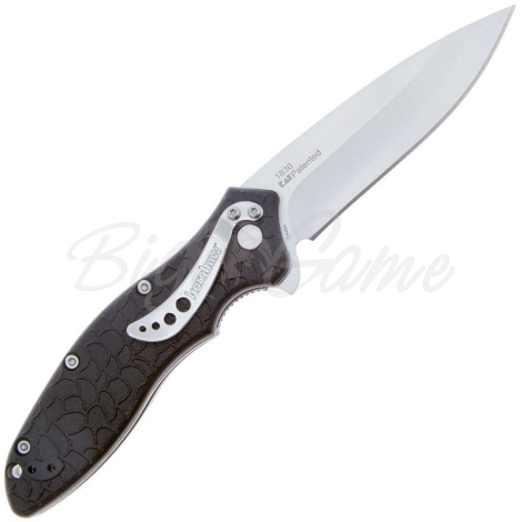 Нож складной полуавтоматический KERSHAW Oso Sweet сталь 8Cr13MoV рукоять Термопластик,нейлон цв. Черный фото 4