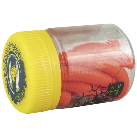 Червь TERUKI Roy 6,5 см (7 шт.) зап. сыр цв. Red фото 2