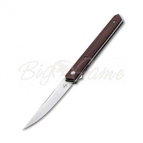 Нож складной BOKER Kwaiken Air Cocobolo Brown сталь VG10 рукоять Дерево кокоболо фото 1