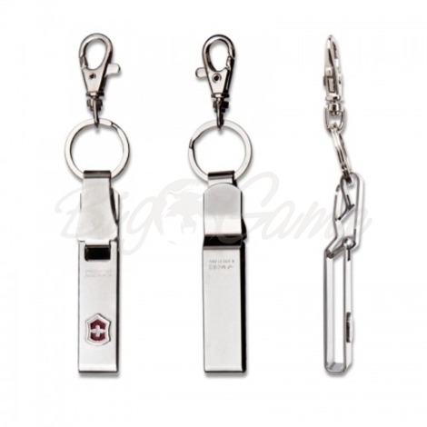 Подвеска для ремня VICTORINOX Multiclip до 5 см с карабином, цв. хром фото 5