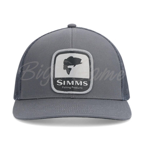 Кепка SIMMS Double Haul Icon Trucker цвет Bass Gunmetal фото 1