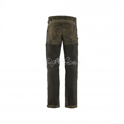 Брюки FJALLRAVEN Varmland Wool Trousers M цвет Dark Olive-Dark Olive Camo фото 2