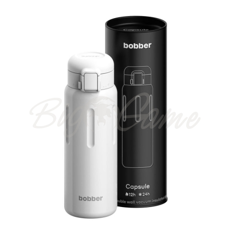 Термос BOBBER Capsule 0,5 л цвет Iced Water (белый) фото 5