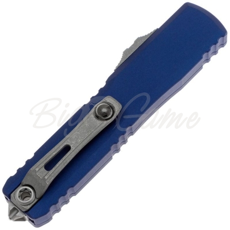Нож складной автоматический MICROTECH Ultratech S/E Gen IV сталь M390MK рукоять Алюминий 6061-T6 цв. Синий фото 3
