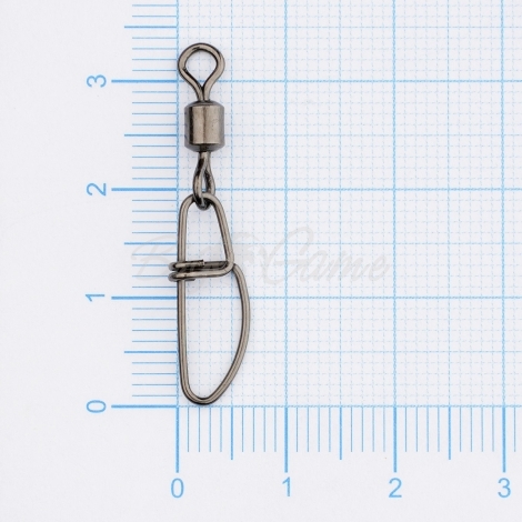 Вертлюг с карабином NORSTREAM Rolling swivel with insurance snap (10 шт.) № 3 фото 2