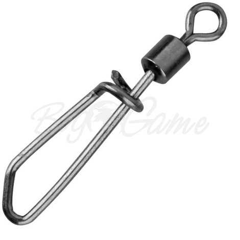 Застежка с вертлюгом SAVAGE GEAR Spin Swivel Snap M #6 26 кг BLN (10 шт.) фото 1