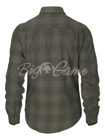 Рубашка SEELAND Range Lady Shirt цвет Pine green check фото 2