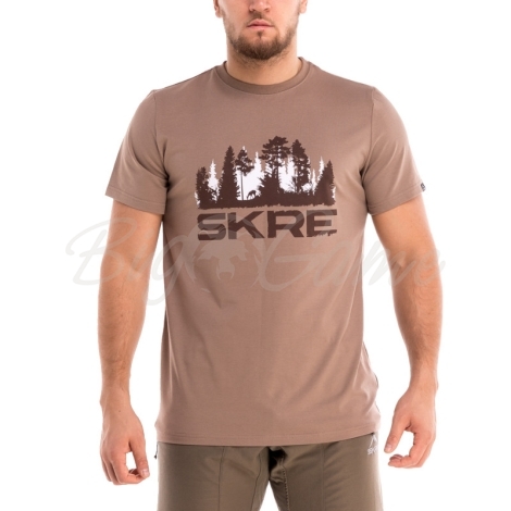 Футболка SKRE Forest T-Shirt цвет какао фото 2