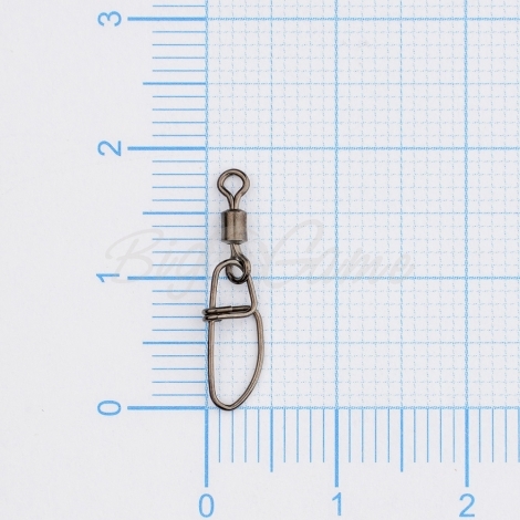 Вертлюг с карабином NORSTREAM Rolling swivel with insurance snap (10 шт.) № 10 фото 2