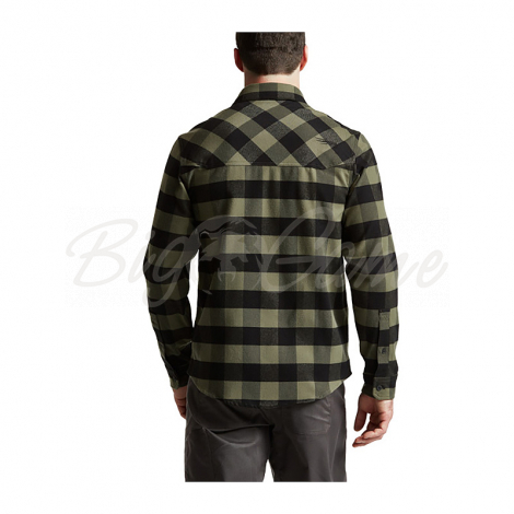 Рубашка SITKA Riser Work Shirt цвет Covert / Black / Plaid фото 6