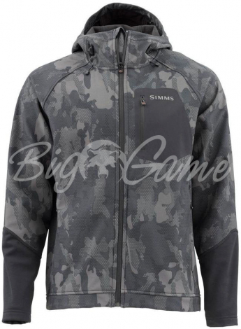 Куртка SIMMS Katafront Hoody цвет Hex Flo Camo Carbon фото 1