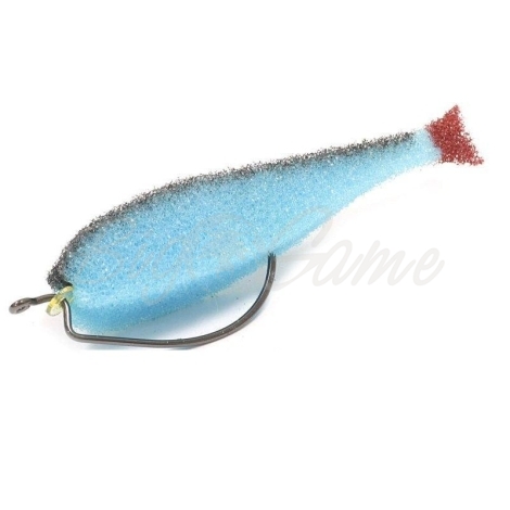 Поролоновая рыбка LEX Classic Fish CD 8 BLBB (синее тело / черная спина / красный хвост) фото 1