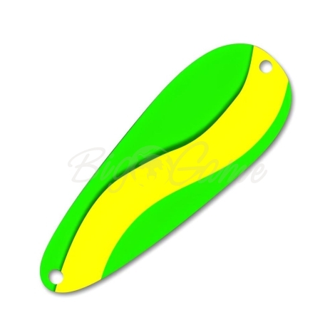 Блесна колеблющаяся PELICAN Jigging Spoon 7 г цв. J Curve Y/G фото 1