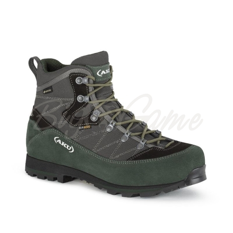 Ботинки треккинговые AKU Trekker L.3 Wide GTX цвет Anthracite / Green фото 1