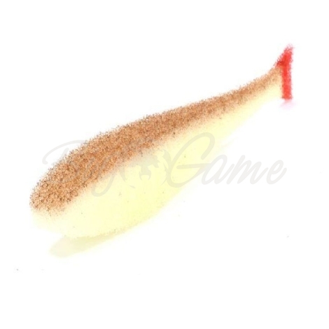 Поролоновая рыбка LEX Classic Fish NO 8 WBRB (белое тело / коричневая спина / красный хвост) фото 1