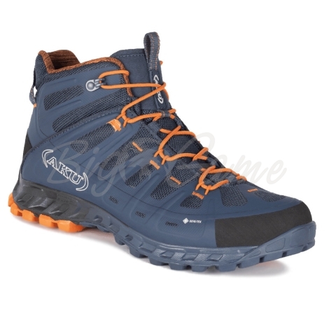 Ботинки треккинговые AKU Selvatica Mid GTX цвет Blue / Orange фото 1