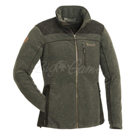 Толстовка PINEWOOD WS Diana Exclusive Fleece Jacket цвет Olive Mel / Suede Brown фото 1