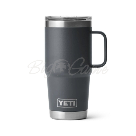 Термокружка YETI Rambler Travel Mug 591 цвет Charcoal фото 1