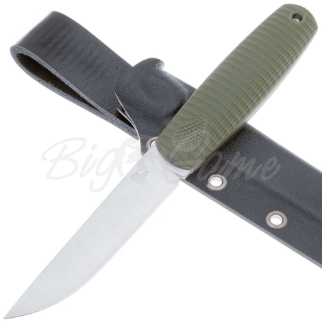 Нож с фиксированным клинком OWL KNIFE Ulula-S сталь Elmax рукоять стеклотекстолит G10 цв. Оливковый фото 1