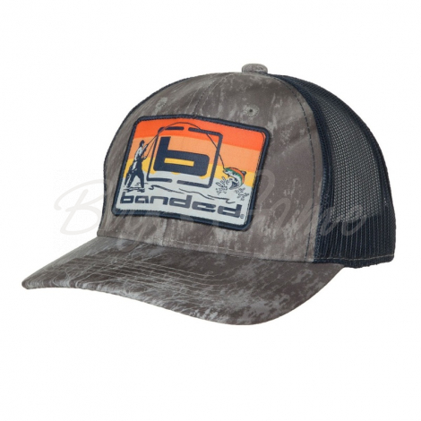 Кепка BANDED Sunset Fishing Trucker Cap цвет Realtree Gray / Navy фото 2