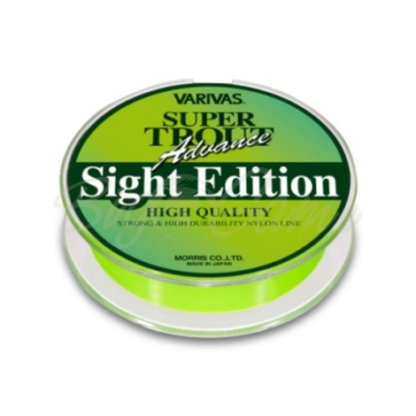 Леска VARIVAS Super Trout Advance Sight Edition 100м цв. Зеленый # 1.5 фото 1