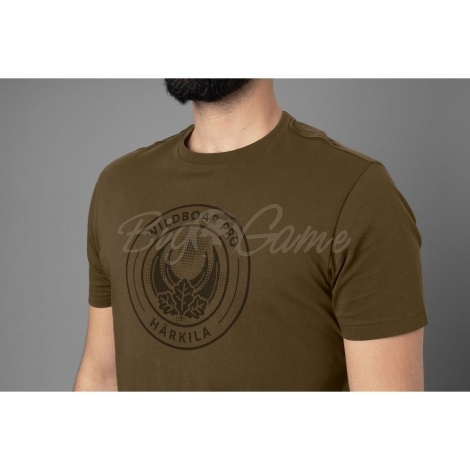 Футболка HARKILA Wildboar Pro S/S T-Shirt (2 шт.) Limited Edition цвет Light willow green / Demitasse brown фото 3
