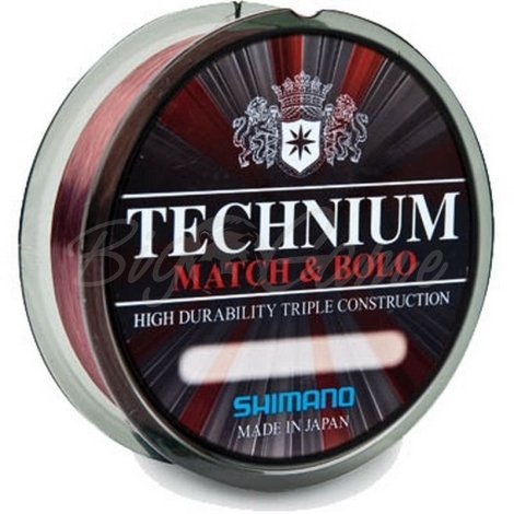 Леска SHIMANO Technium Match Line 150 м 0,16 мм цв. Бордовый фото 1