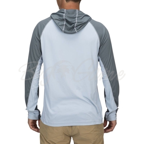 Термокофта SIMMS Bugstopper Solarflex Hoody цвет steel blue фото 3