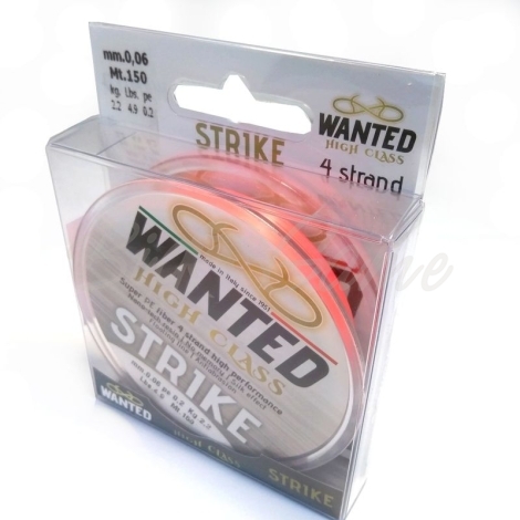 Плетенка WANTED Strike 4X 150 м цв. разноцветный 1.2 PE фото 1