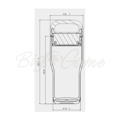 Термокружка BOBBER Tumbler 0,47 л цвет Ginger Tonic (имбирный тоник) фото 2