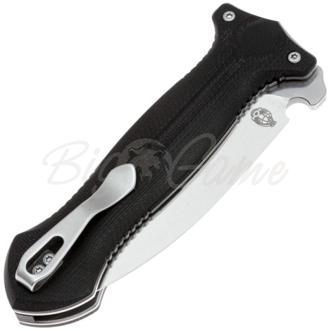Нож складной полуавтоматический BOKER Cheus сталь VG-10 рукоять Стеклотекстолит G10 цв. Черный фото 2