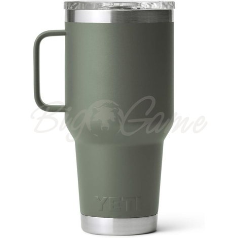 Термокружка YETI Rambler Travel Mug 887 цвет Camp Green фото 3