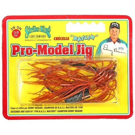 Бактейл STRIKE KING Pro-Model Jig 10,5 г (3/8 oz) цв. copper pumpkin фото 1