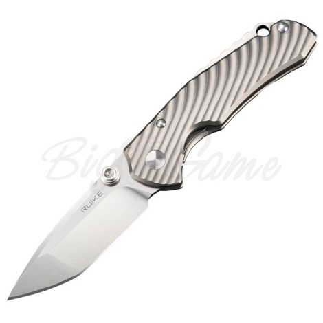Нож складной RUIKE Knife M671-TZ цв. Серый фото 1