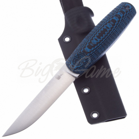 Нож OWL KNIFE North-S сталь N690 рукоять G10 черно-синяя фото 3