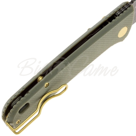 Нож складной полуавтоматический BOKER FRND OD сталь D2 рукоять Grivory цв. Зеленый фото 5