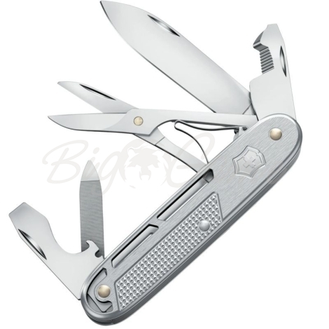 Нож складной полуавтоматический VICTORINOX Synergy X Alox 0.8226.26 Нержавеющая сталь рукоять Алюминий цв. Серебристый фото 1