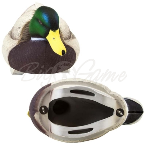 Комплект чучел LIFETIME DECOYS New Flex Float Mallards 4 селезня 2 утки фото 10