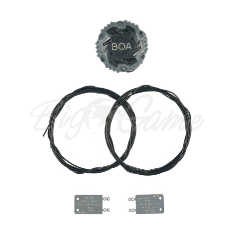 Шнурки ZAMBERLAN BOA M4 Replacement Kit цв. Black фото 1