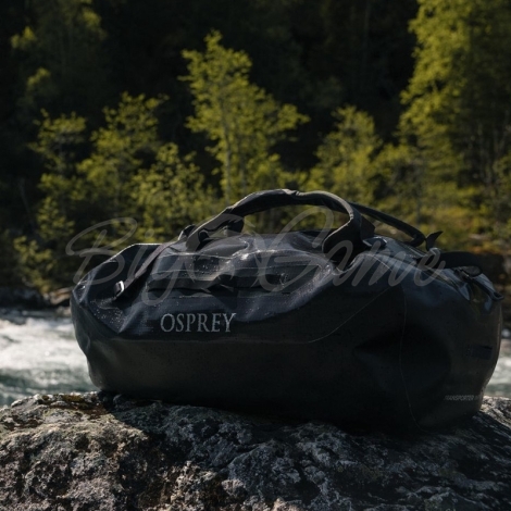 Гермосумка OSPREY Transporter WP Duffel 70 л цвет Tunnel Vision Grey фото 3