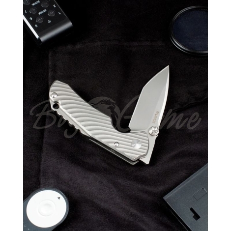 Нож складной RUIKE Knife M671-TZ цв. Серый фото 2