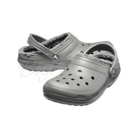 Сабо CROCS Classic Lined Clog цвет серый фото 4