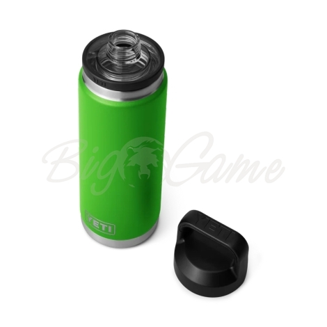 Термос YETI Rambler Bottle Chug Cap 760 цвет Canopy Green фото 4