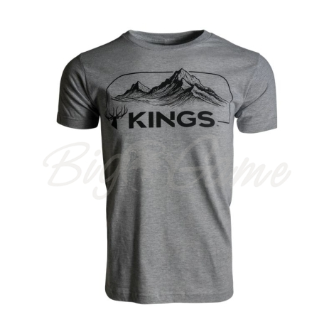 Футболка KING'S High Country Tee цвет Heather Grey фото 1