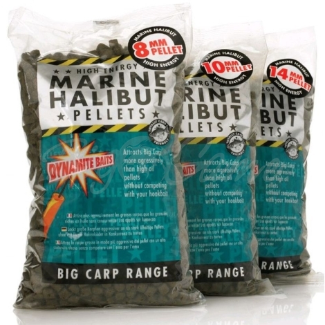 Пеллетс DYNAMITE BAITS Marine Halibut 10 мм фото 1