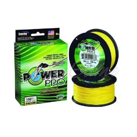 Плетенка POWER PRO 2740 м цв. Желтый 0,1 мм фото 1